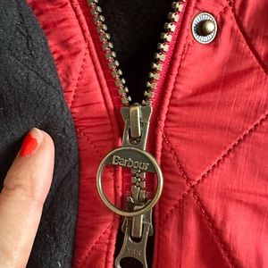 Barbour women jacket with fleece lining. Us size 4 super warm